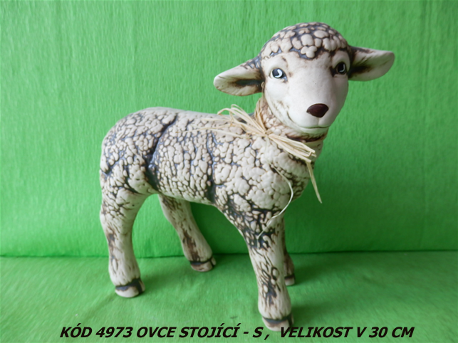 Kód4973  Název ovce stojící-SVelikostV30