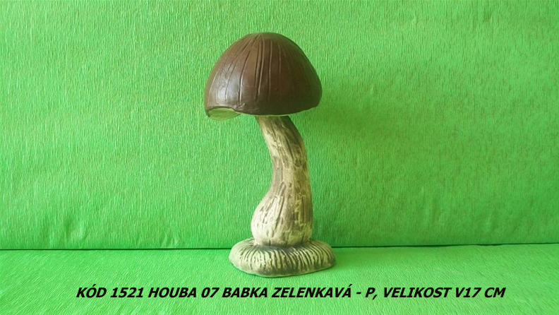 Kód1521  Název houba 07 babka zelenkavá-P VelikostV 17
