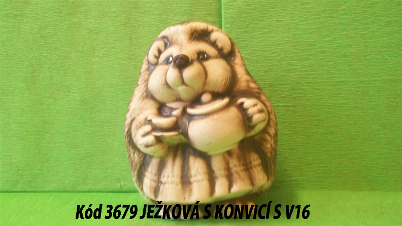 KÓD 3679 Ježková s konvicí- S  V16