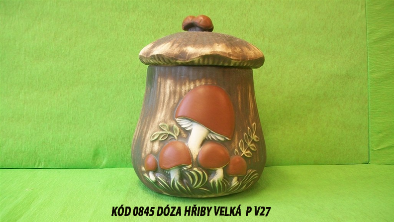 KÓD 0845 Dóza houby velká- P V27